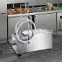 Mobile Fryer Filter, 38L Oil Tank Capacity, Oil Filtration System with 10 L/min Oil Filtration Speed, Mobile Frying Oil Filterin