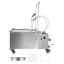 Mobile Fryer Filter, 38L Oil Tank Capacity, Oil Filtration System with 10 L/min Oil Filtration Speed, Mobile Frying Oil Filterin
