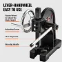 Arbor Press, 1 Ton Manual with Handwheel, 5.9" Max Height, Durable Cast Iron Construction, Desktop Manual Press for Stamping, Be