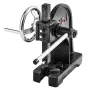 Arbor Press, 1 Ton Manual with Handwheel, 5.9" Max Height, Durable Cast Iron Construction, Desktop Manual Press for Stamping, Be