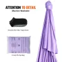 Aerial Yoga Hammock & Swing, 4.4 Yards, Yoga Starter Kit with 100gsm Nylon Fabric, Full Rigging Hardware and Easy Set-up Guide, 