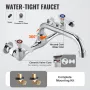 Stainless Steel Prep & Utility Sink, 1 Compartment Free Standing Small Sink Include Faucet & legs, 45.7 x 104.1 cm Commercial Si