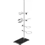 Lab Stand Support, Laboratory Retort Support Stand 2 Sets, Steel Lab Stand 59.9 cm Rod and 21.1 x 13.5 cm Cast Iron Base, Includ
