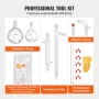 Lab Distillation Kit, 3,3 Boro Lab Glassware Distillation Kit