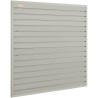 Slatwall Panels, 4 ft x 1 ft Gray Garage Wall Panels 12"H x 48"L (Set of 4 Panels), Heavy Duty Garage Wall Organizer Panels