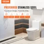 610mm Linear Shower Drain Offset with Tile Insert Cover,Brushed 304 Stainless Steel Rectangle Shower Floor Drain, Sleek Linear D