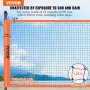 Volleyball and Badminton Set, Outdoor Portable Badminton Net, Adjustable Height Steel Poles, Professional Combo Set with PVC Vol