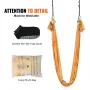Aerial Yoga Hammock & Swing, 5.5 Yards, Aerial Yoga Starter Kit with 100gsm Nylon Fabric, Full Rigging Hardware & Easy Set-up Gu