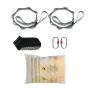 Aerial Yoga Hammock & Swing, 5.5 Yards, Aerial Yoga Starter Kit with 100gsm Nylon Fabric, Full Rigging Hardware & Easy Set-up Gu