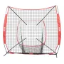 7x7 ft baseball softball praksis net, bærbart baseball