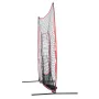 7x7 ft Baseball Softball Practice Net, Portable Baseball Training Net for Hitting Batting Catching Pitching, Backstop Baseball E