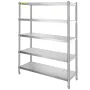 Shelving Unit 48x18.5 Inch Storage Shelves 5-Tier shelving Units And Storage Adjustable Shelf Storage Unit Adjustable Feet Shelv