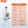 Lineær aktuator 12V 4 tommer høj belastning 330 kg/1500n 0,19