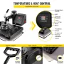 Heat Press 5 in 1 Heat Press Machine 38x30cm T-shirt Press Mug Printing Machine Multifuctional Heat Transfer Machine for T-shirt