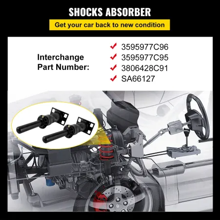 Rear Cab Air Shock Absorber for International Prostar 2008+ 3595977C96 3595977C95 Cab Air Shock Dampen the Driving Vibration (Tw