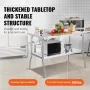 Kommerciel arbejdstabel arbejdsstation 48x30 tommer foldning