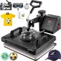Heat Press 5 i 1 Heat Press Machine 38x30cm T-shirt Press Mug
