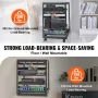 15U Open Frame Server Rack, 15 ''-40 '' Justerbar dybde