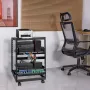 15U Open Frame Server Rack, 15 ''-40 '' Justerbar dybde