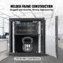 9U Wall Mount Network Server Cabinet, 15,5 '' Deep, Server Rack