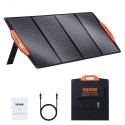 Bærbar monokrystallinsk solpanel 120W sammenfoldelig ETFE Solar Charger Kit