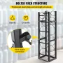 Refrigerant Tank Rack with 3x30lb and Other 3 Saving Space, Cylinder Tank Rack 46x13x4-inch, Refrigerant Cylinder Rack Gas Cylin