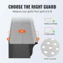 Gutter Guard, 5 inch Width, Aluminum Leaf Filter DIY Gutter Cover, 13 PCS 52 ft Total Length, 0.157'' Hole Diameter & 0.02'' Thi