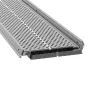Gutter Guard, 5 inch Width, Aluminum Leaf Filter DIY Gutter Cover, 13 PCS 52 ft Total Length, 0.157'' Hole Diameter & 0.02'' Thi