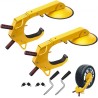Wheel Lock Clamp, 2-Pack Trailer Wheel Lock, Heavy-Duty Anti Theft Tire Lock, Trailer Wheel Locks for RV Trailers, Cars,