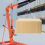 Hydraulic Long Ram Jack, 8 Ton Engine Hoist Cylinder with Air Pump and Single Piston Pump, Hydraulic Ram Cylinder Clevis Base fo