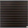 Slatwall -paneler, 4 ft x 2 ft sort garage vægpaneler 24 "H x