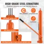 Hydraulisk lang ramstik, 4 ton motorhejsecylinder med enkelt