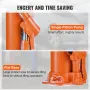 Hydraulisk lang ramstik, 4 ton motorhejsecylinder med enkelt