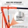 Hydraulisk lang ramstik, 4 ton motorhejsecylinder med enkelt