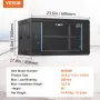 6U Wall Mount Network Server Cabinet, 15,5 '' Deep, Server Rack