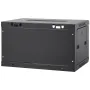 6U Wall Mount Network Server Cabinet, 39.4 cm Deep, Server Rack Cabinet Enclosure, 90.7 kg Max. Ground-mounted Load Capacity, wi