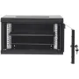 6U Wall Mount Network Server Cabinet, 15,5 '' Deep, Server Rack