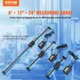 Digital Readout 15.2 cm & 30.5 cm & 61 cm Linear Scale 3 Axis DRO Display Kit