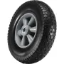 Solid PU Run-Flat Tire Wheel, 25.4 cm, 2-Pack, 81.6 kg Dynamic Load, 99.8 kg Static Load, Flat Free Tubeless Tires and Wheels fo