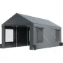 Carport, 10x20ft Heavy Duty Car Canopy, bærbar garage med