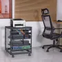 12U Open Frame Server Rack, 15 ''-40 '' Justerbar dybde
