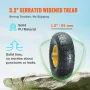 Solid Pu Run-Flat Dækhjul Fladfrit rørløst dæk 10 "2-Pack 400