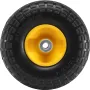 Solid PU Run-Flat Tire Wheel Flat Free Tubeless Tire 25.4 cm 2-Pack 181.4 kg