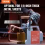 Bærbar plet svejser 1/8-tommer tyk plet svejser med 8 kVa
