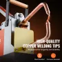 Portable Spot Welder, 1/8-inch Thick Spot Welder Machine with 1.5KVA Input Capacity, Handheld Welding Tip Gun Metal Sheet Spot W