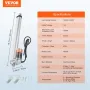 Linear Actuator 12V 30.5 cm High Load 149.7 kg/1500N 0.5 cm/s IP54 Protection