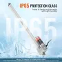 Linear Actuator 12V, 20 Inch Waterproof IP65 Linear Actuator, 660lbs/3000N 0.19"/s Linear Motion Actuator with Mounting Bracket 