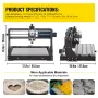 CNC 3018 Pro 300×180×45mm CNC Machine GRBL Control Mini Engraver with Offline Controller 3 Axis Engraving Machine for Carving Mi