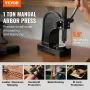 Arbor Press, 1 Ton Manual Arbor Press, 15 cm Maximum Height, Cast Iron Heavy-duty Manual Desktop Arbor Press, Precision Hand Pre