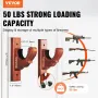 Gun Rack Wall Mount Horisontal Gun Rack og haglgeværkroge til